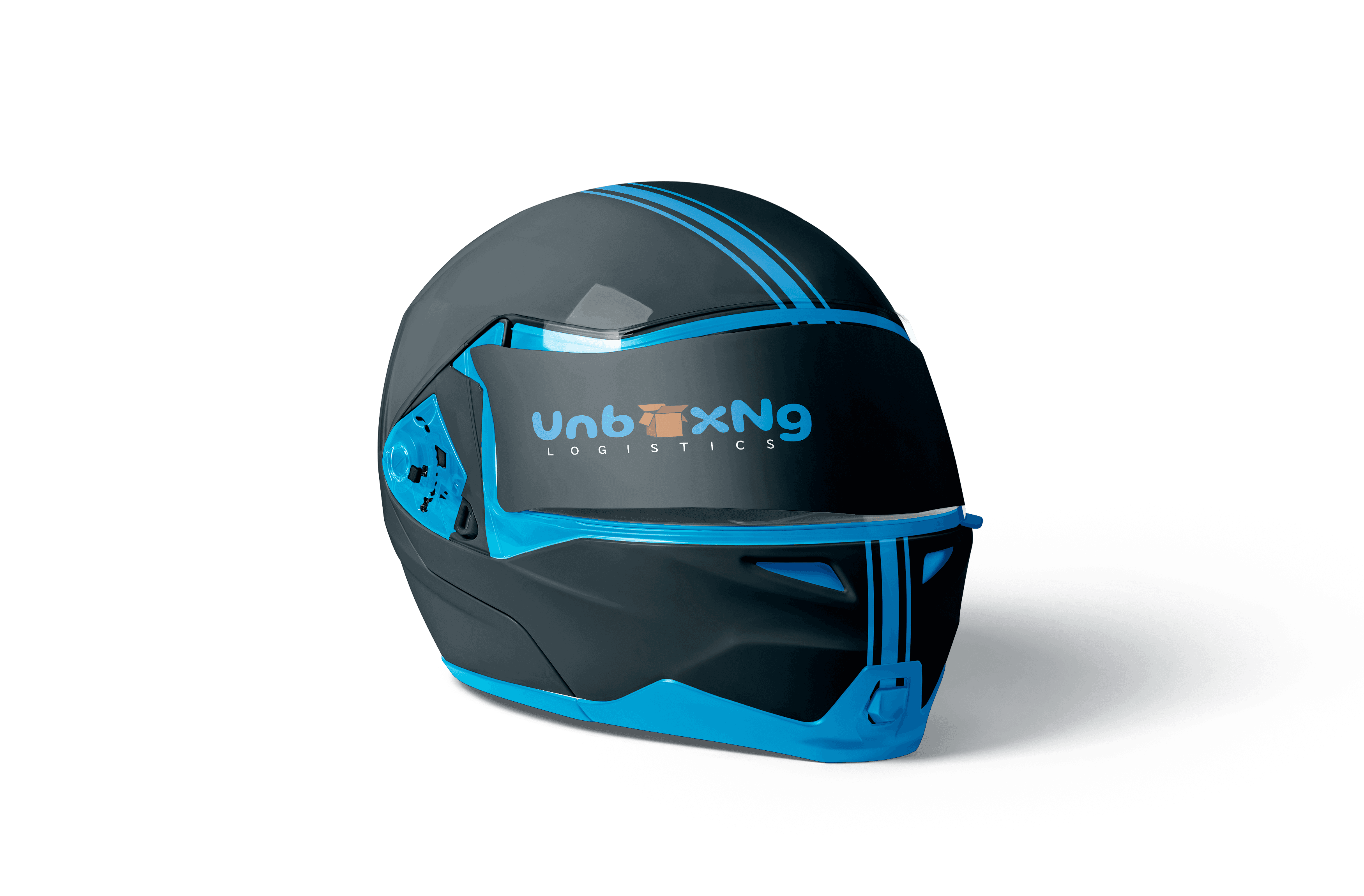 Unbox NG branded delivery helmet