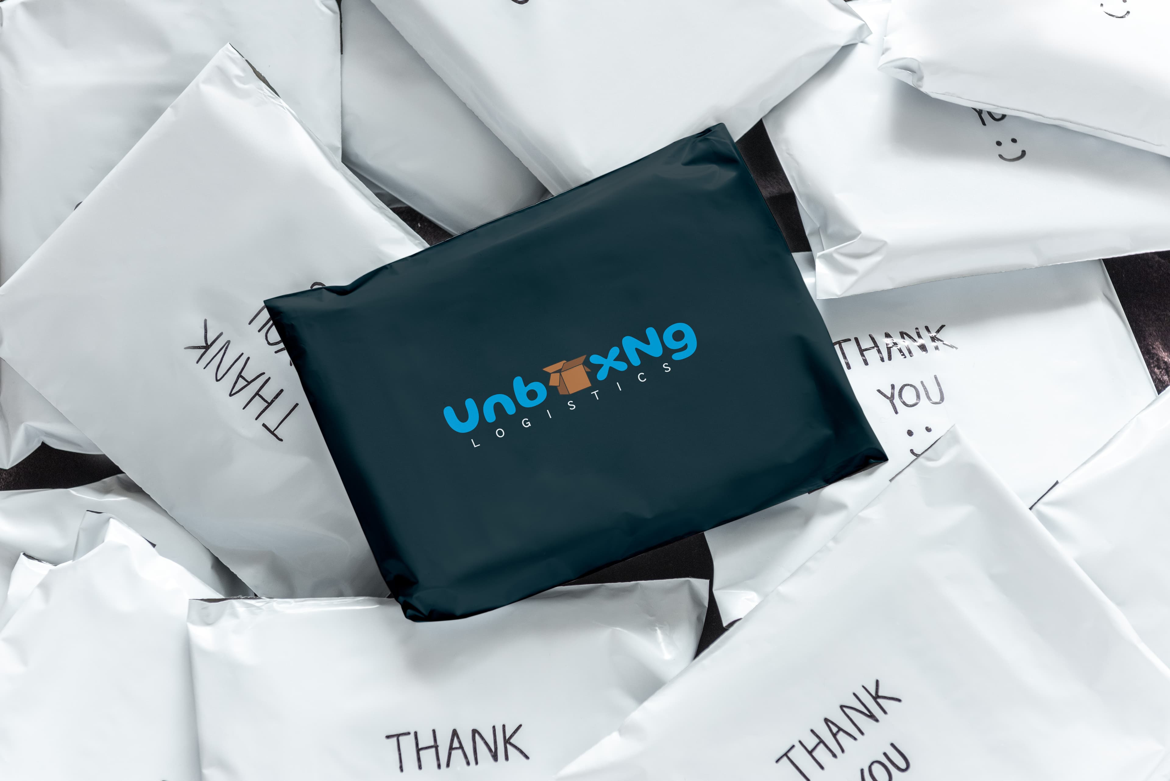Unbox NG branded mailer packages